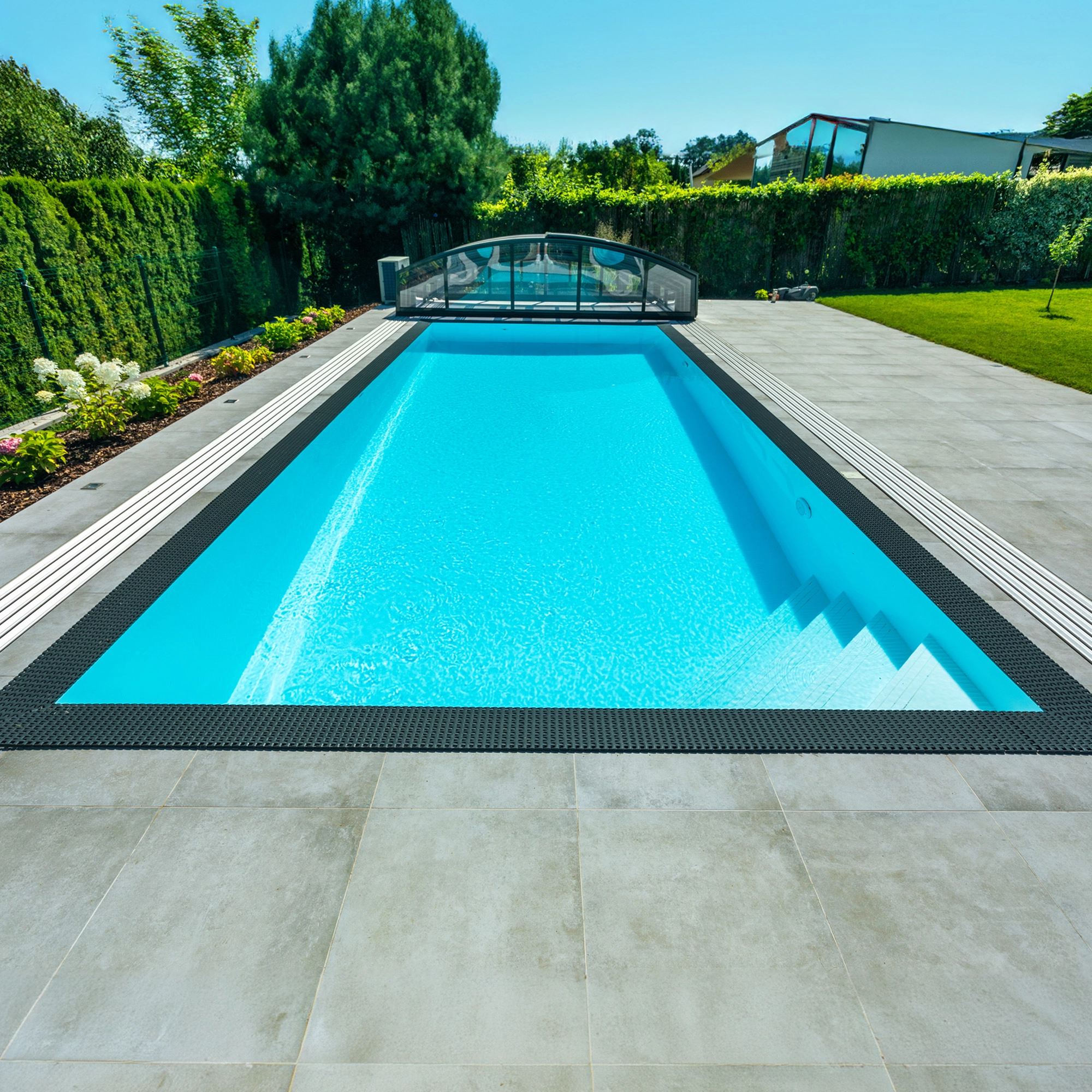 Piscine en polypropylène QBIG à débordement, 700 x 350 x 135 cm, set de piscine, différents modèles