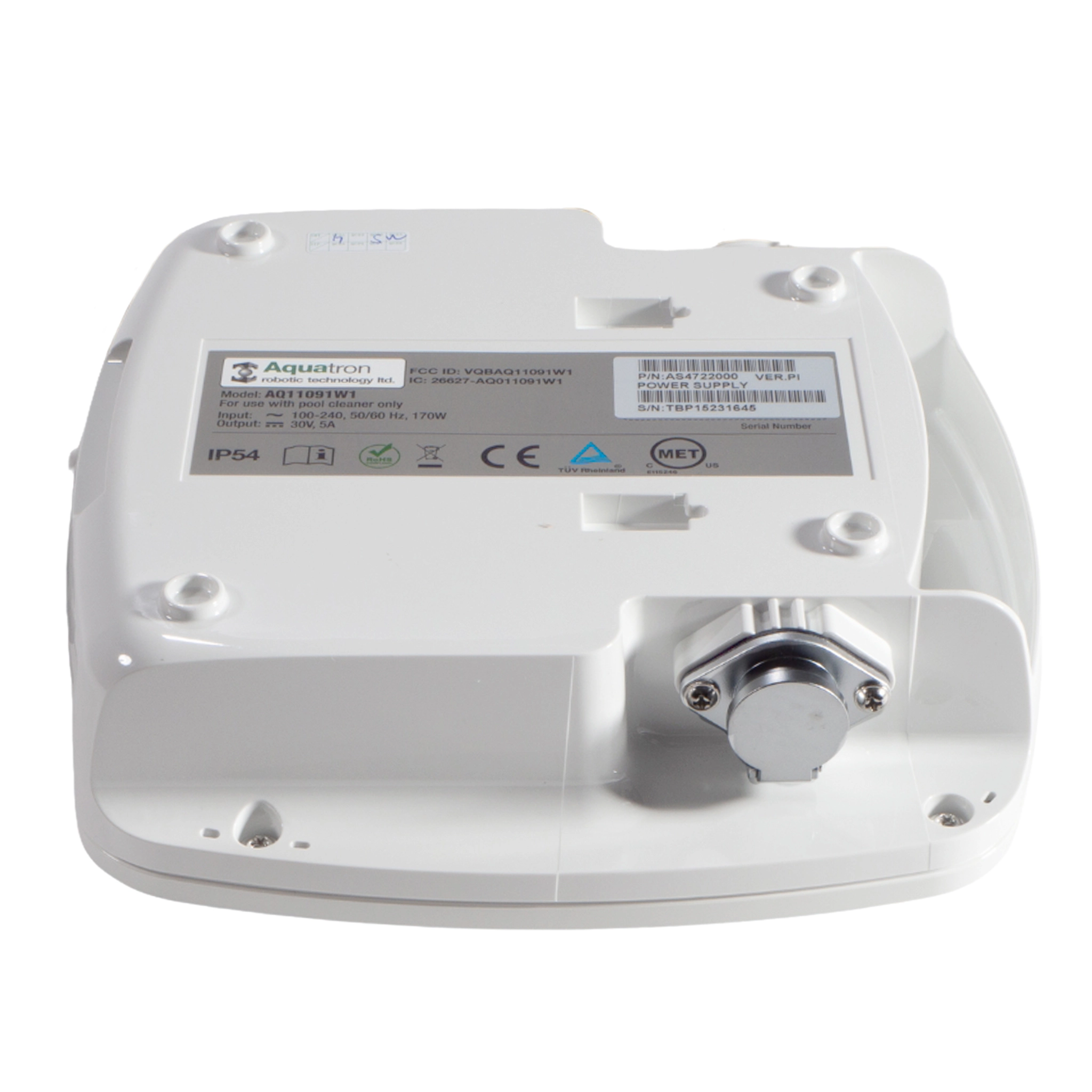 Transformateur pour robot de piscine BWT, D300 / D600 / P600 Face arrière