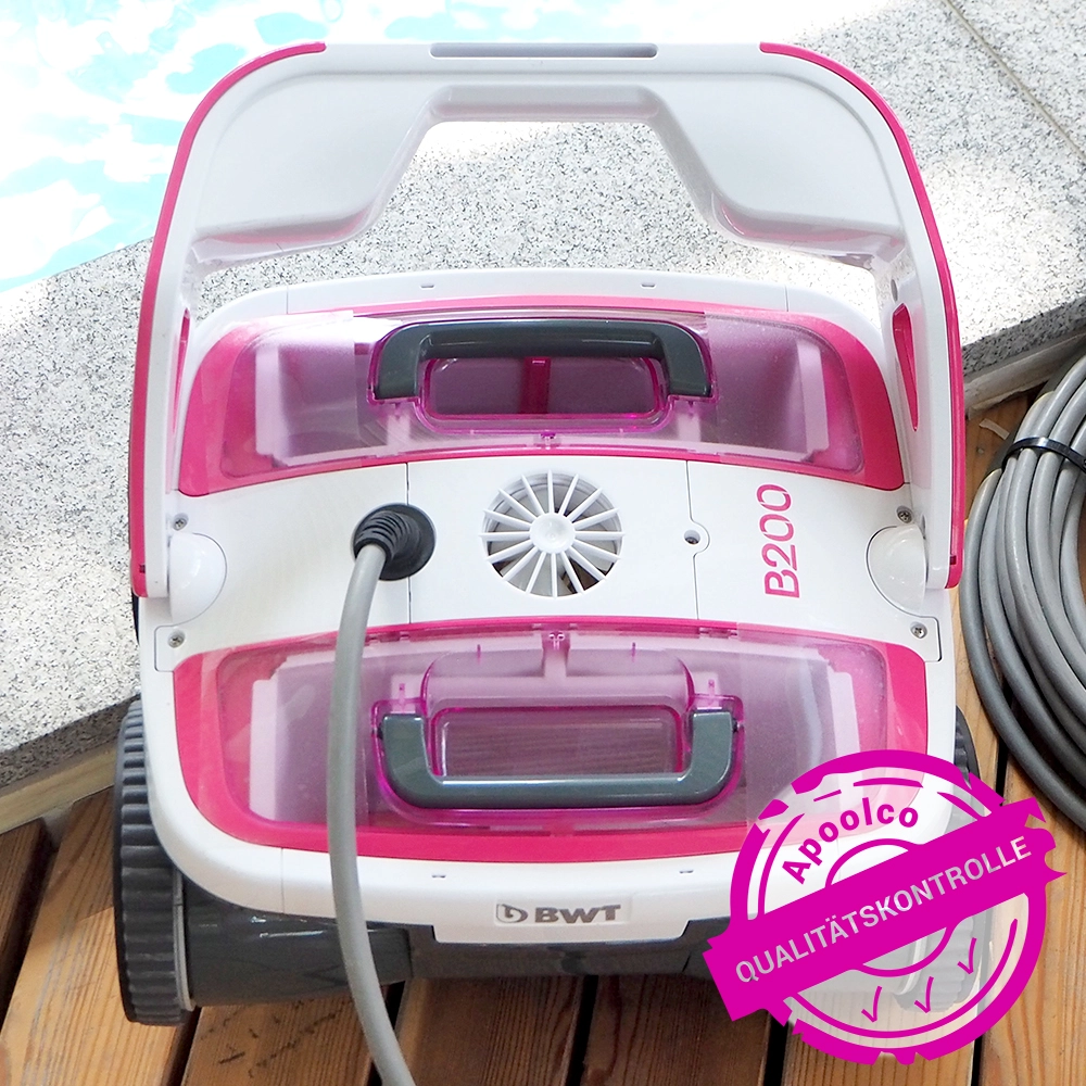 SALE : Robot de piscine BWT B200 pour le nettoyage des parois et du fond des petites piscines (rondes)