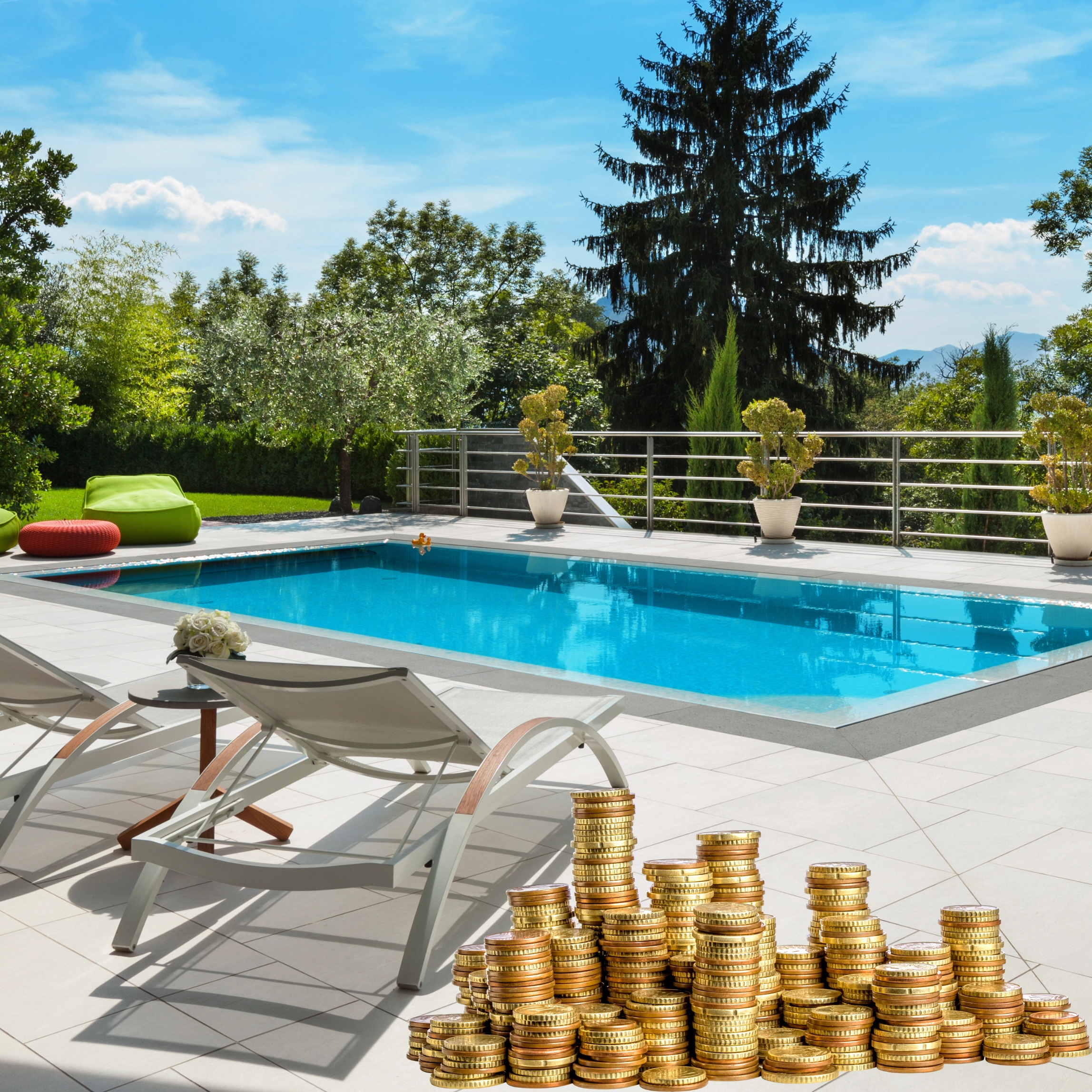 ➔ Coût d’une piscine : combien coûte la construction d’une piscine ?