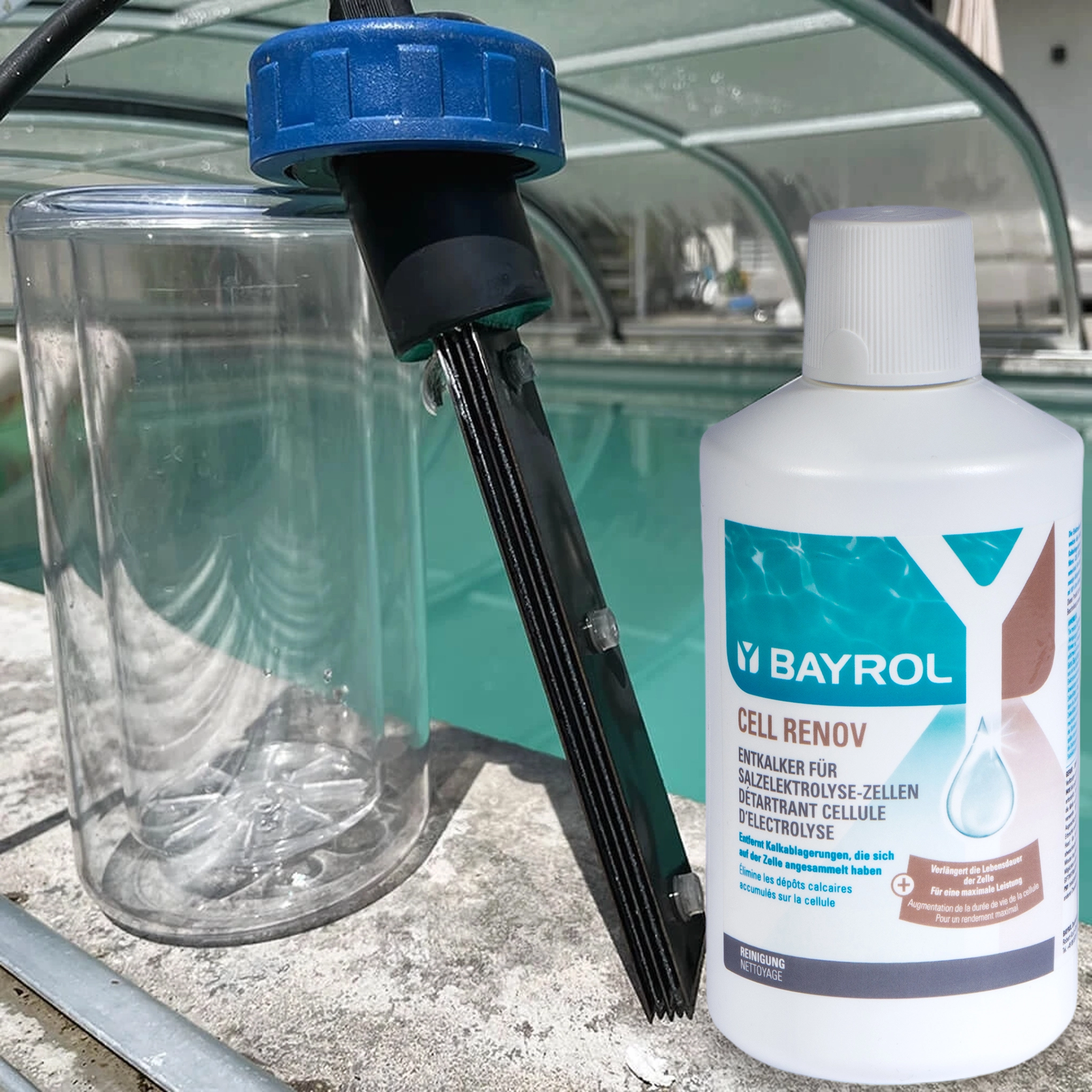 Détartrant liquide pour piscine de Bayrol