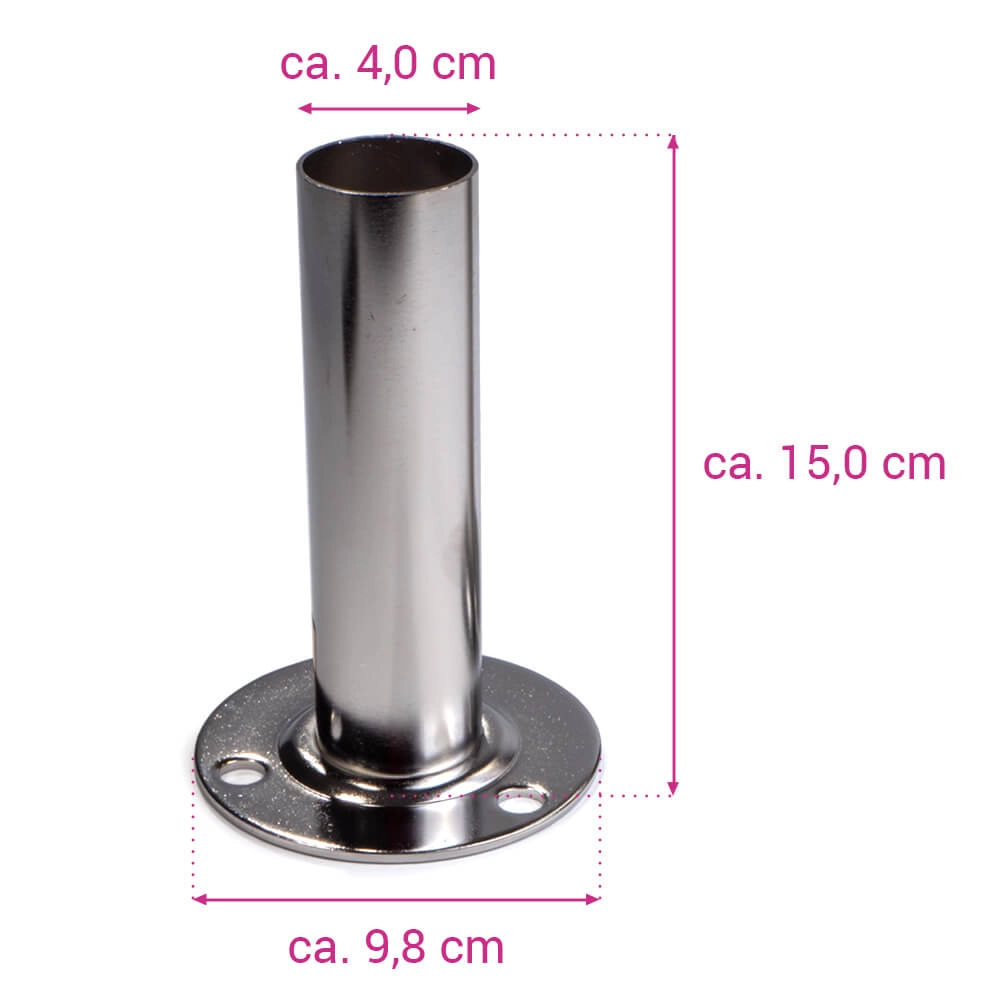 Tube à bride pour échelle encastrée Astral