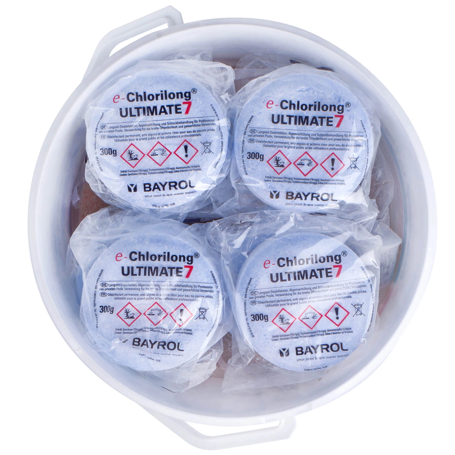 E-Bayrol Chlorilong ULTIMATE 7 4,8 kg, spécialement emballé pour la vente en ligne