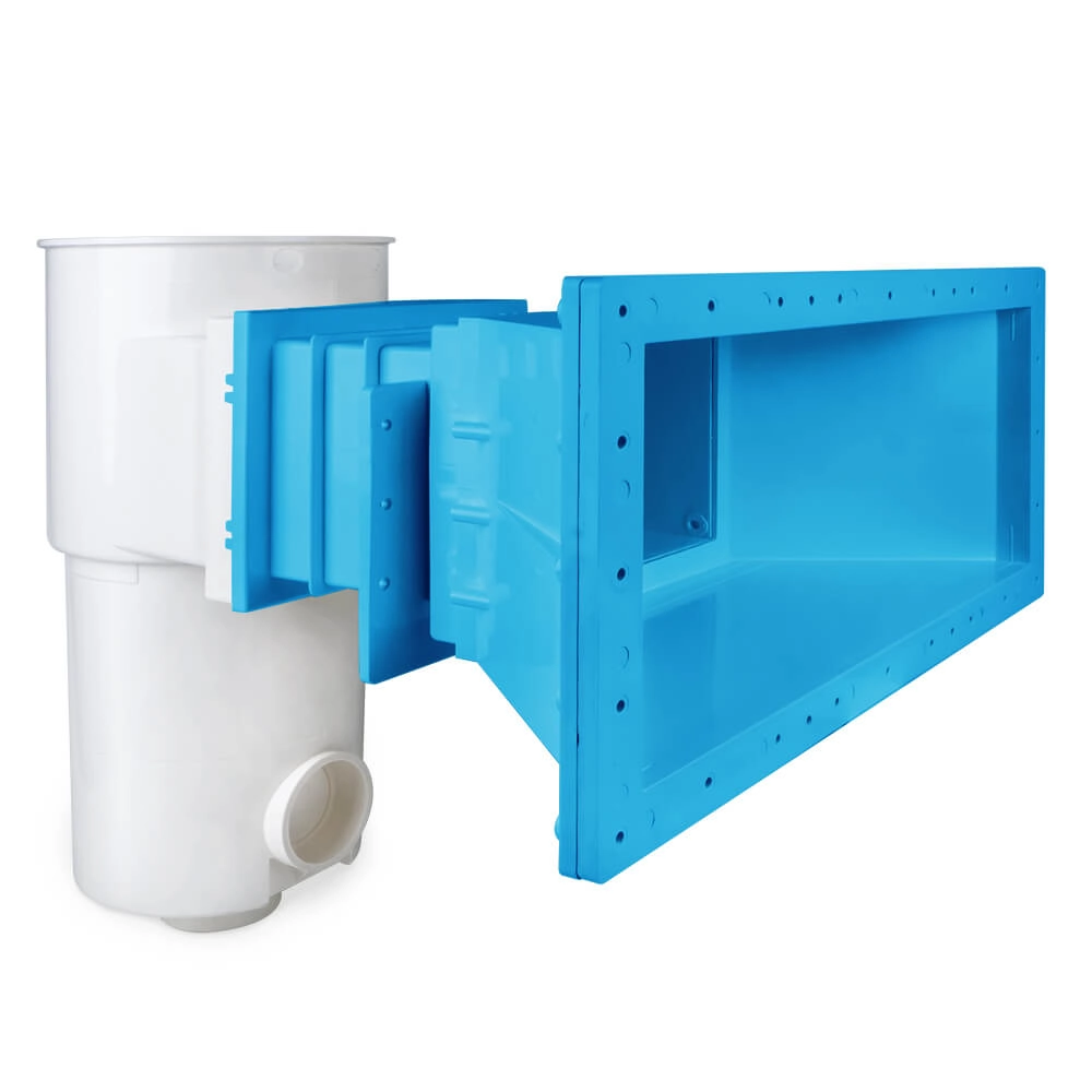 Ecumeur à large bouche pour piscine, Premium, bleu adriatique