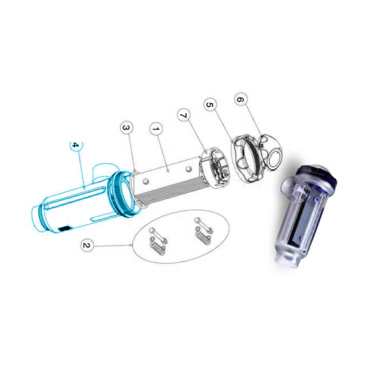 Boîtier de cellule pour DOMOTIC 12/24/32 g