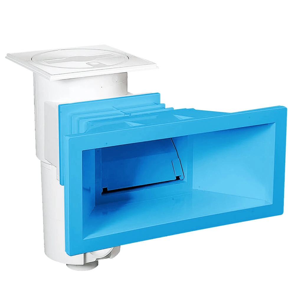 Ecumeur à large bouche pour piscine, Premium, bleu adriatique