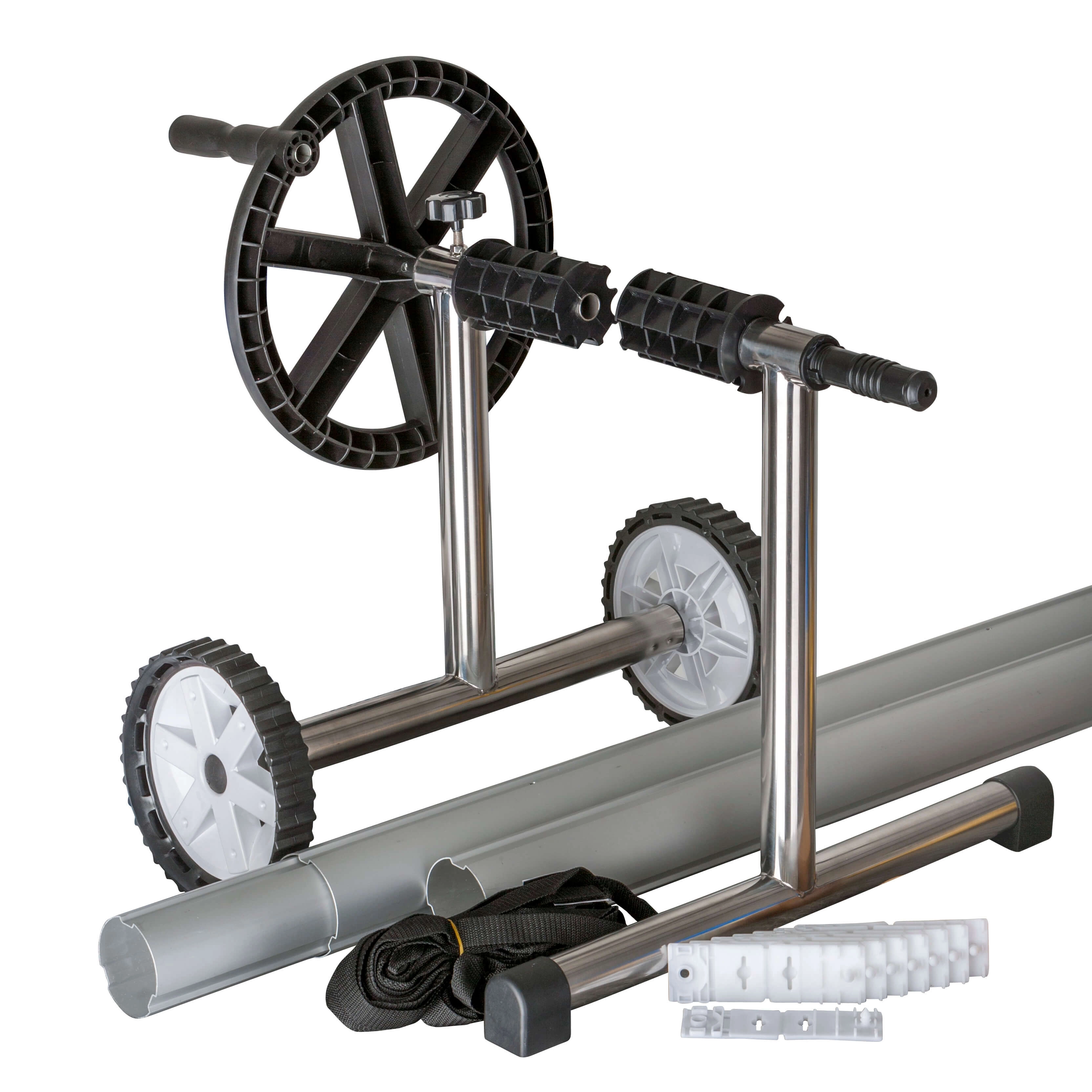 Enrouleur 250 - 550 cm - noir, 2 roues