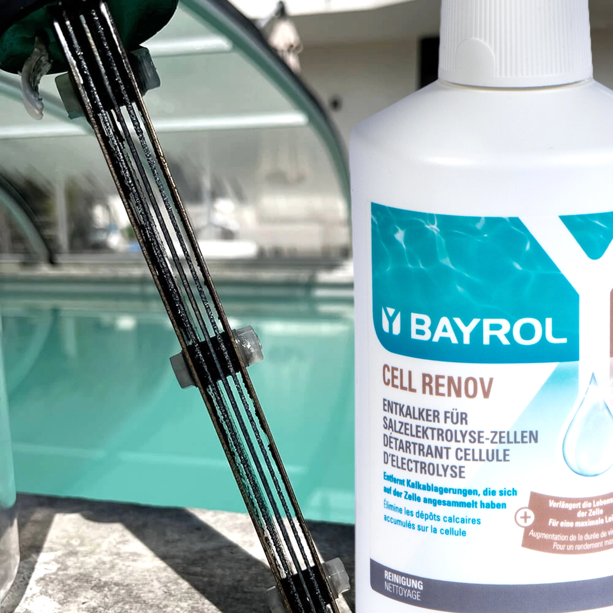 Détartrant liquide pour piscine de Bayrol