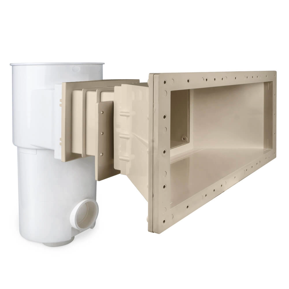 Ecumeur à large bouche pour piscine, Premium, beige/sable