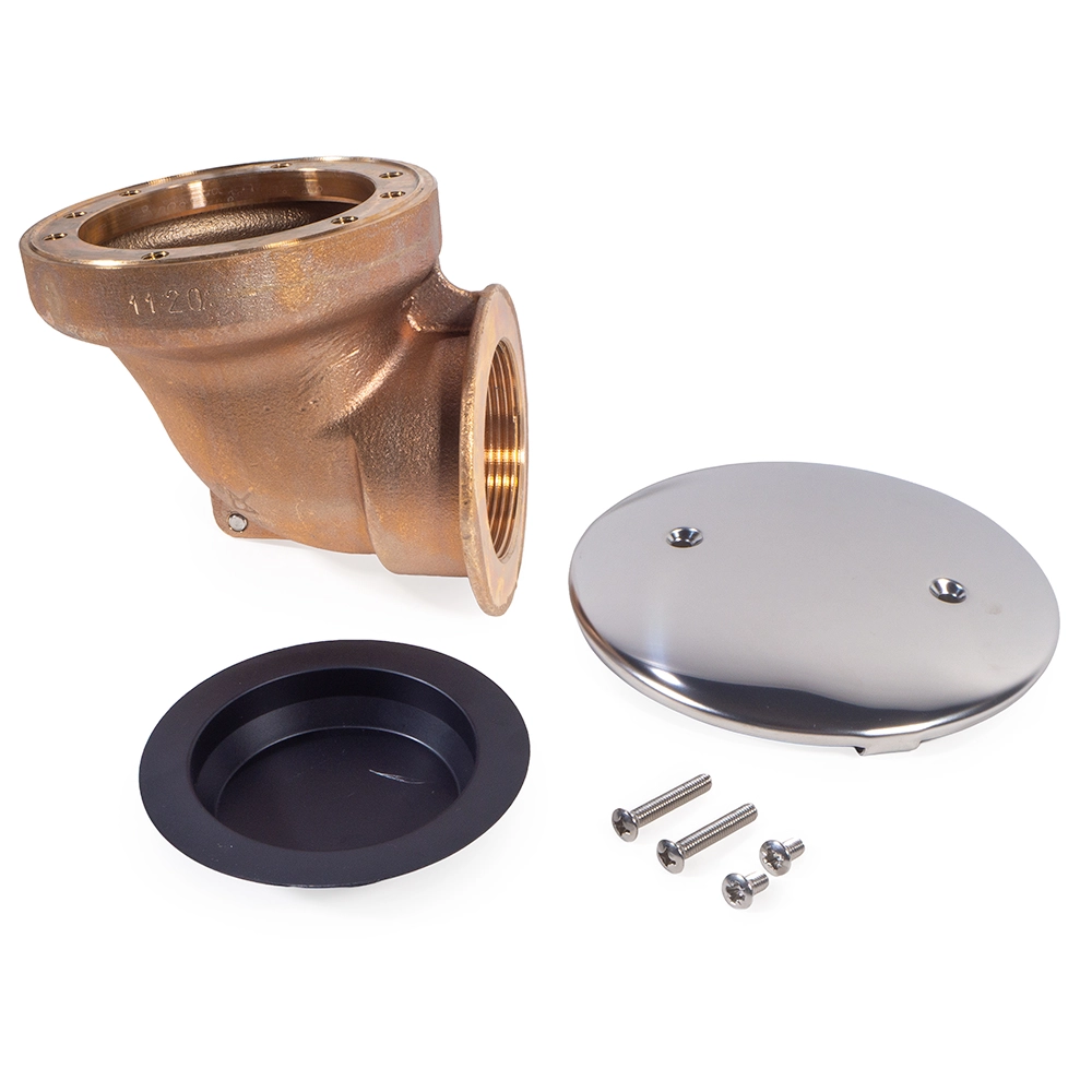 Bonde de fond V4A 2" 90G RG10 (2015021) sortie à angle droit