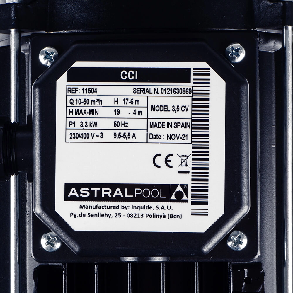 SPRINT-2000 Pompe à jet 400V, Astral