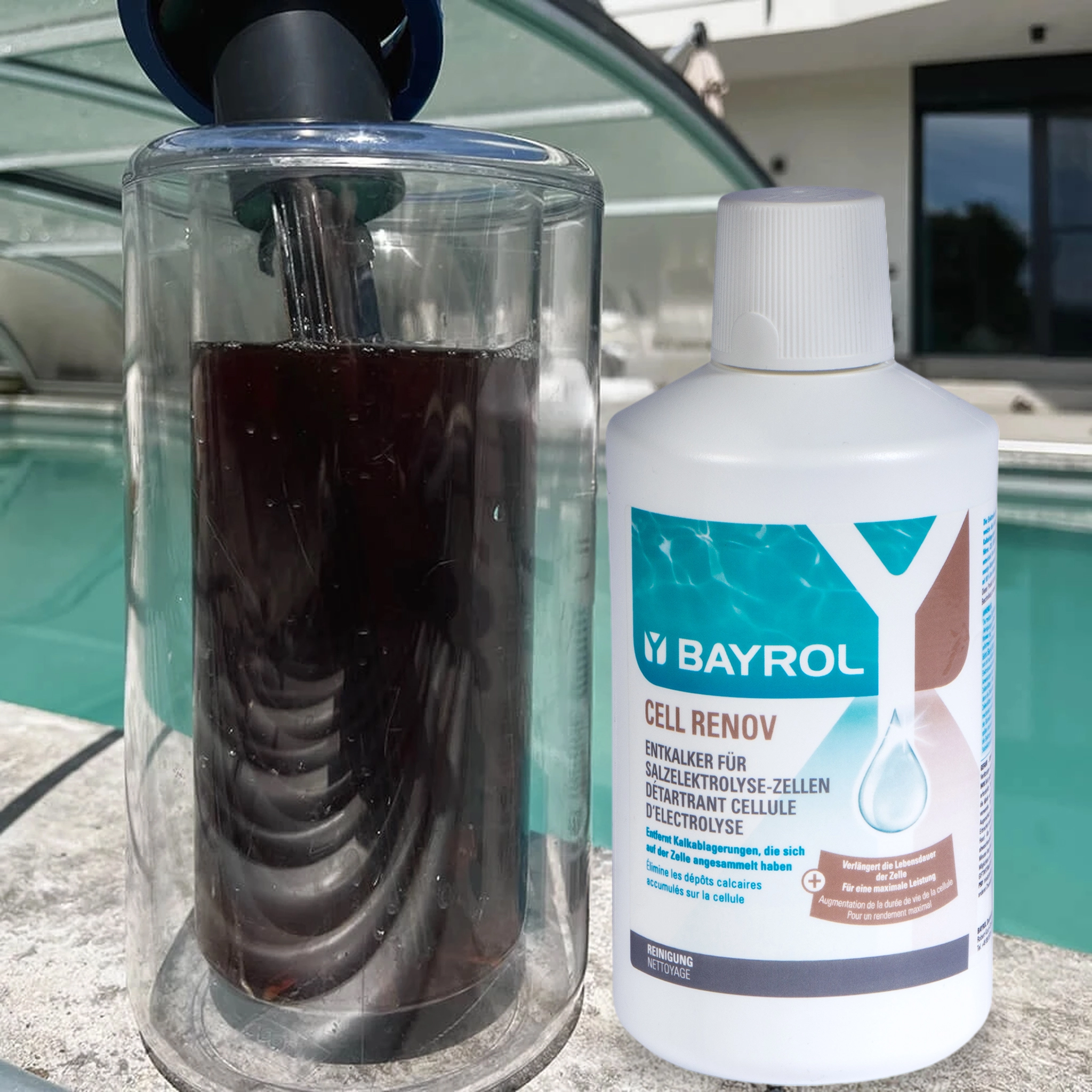 Détartrant liquide pour piscine de Bayrol