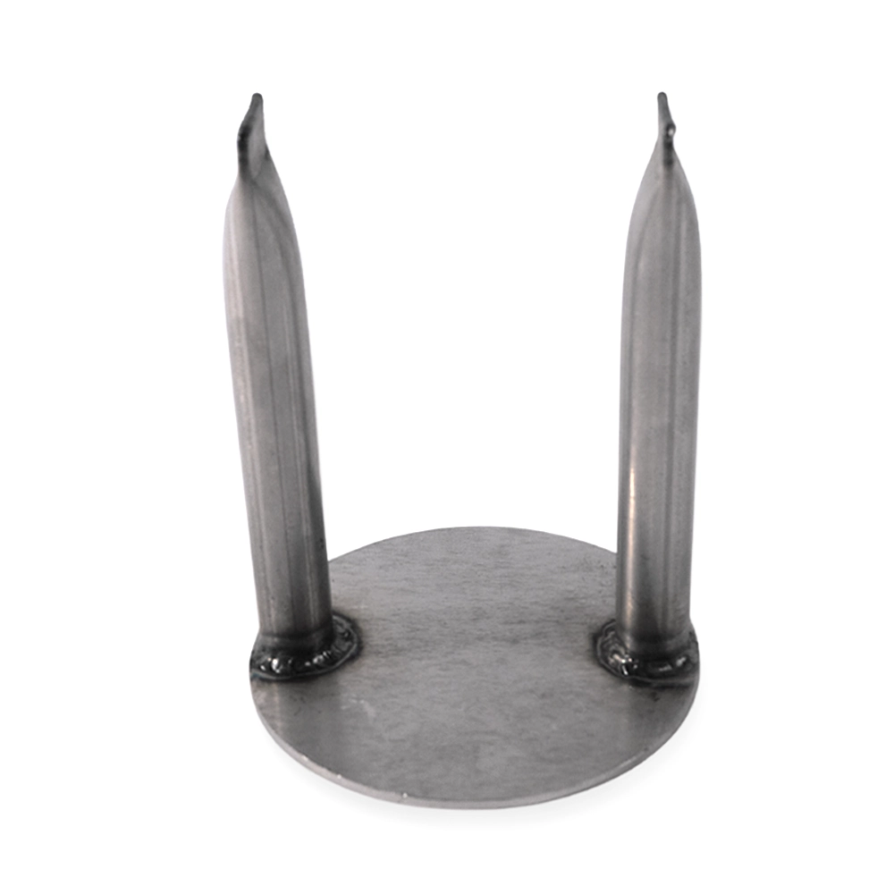 Contre-bride pour conducteur en acier inoxydable divisé Vue de face