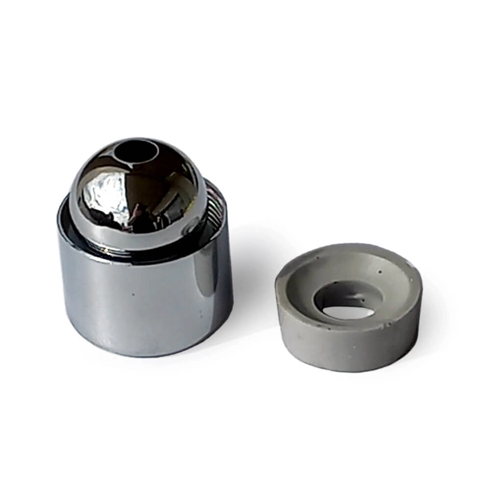 Pommeau de douche pour douche solaire Quadra - Retirer le film plastique