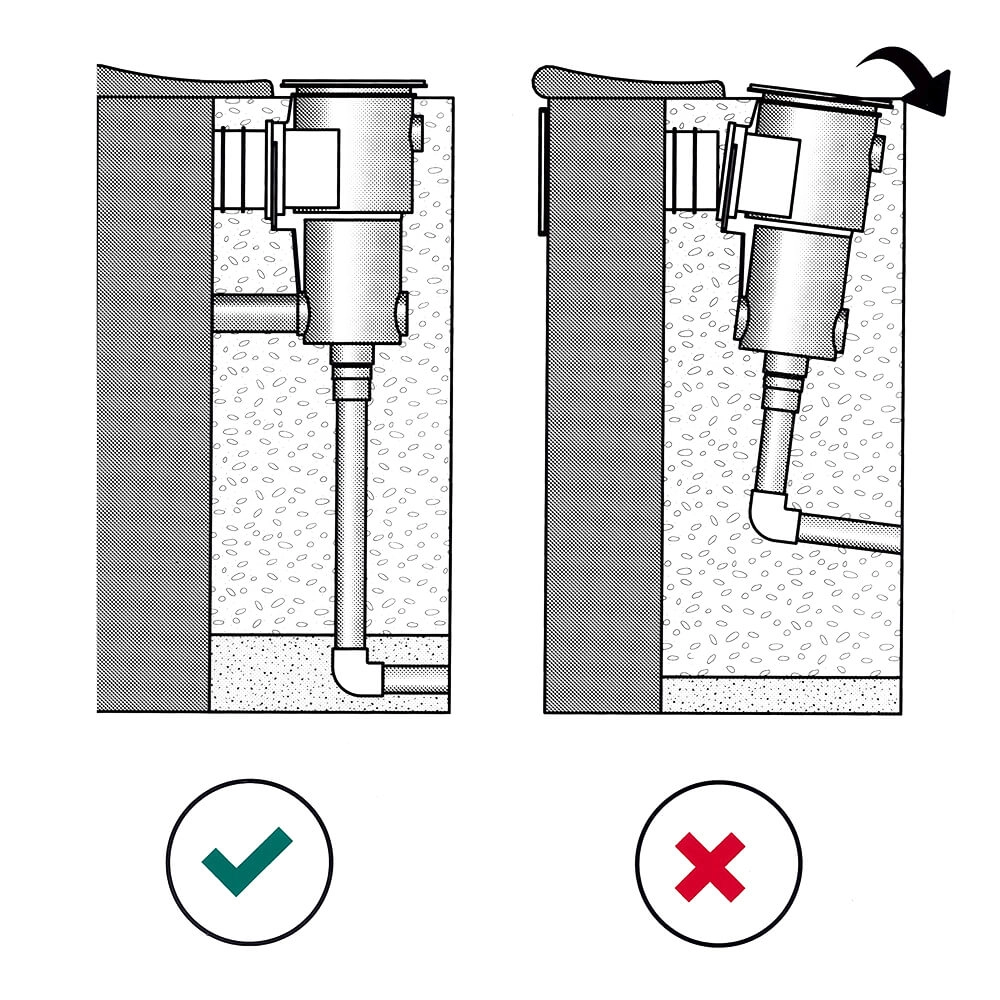 Ecumeur à larges mâchoires P-GM-Long - Orientation