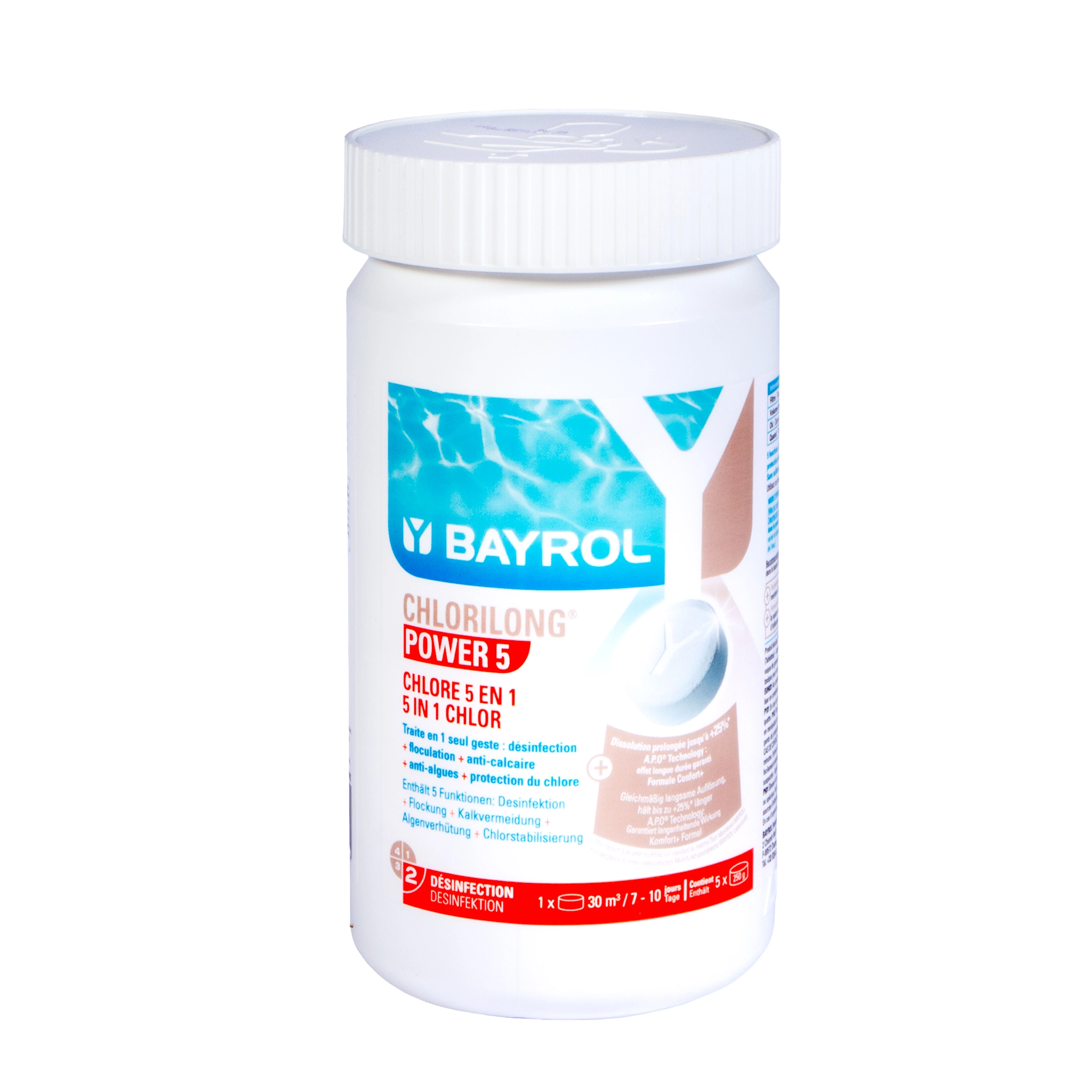 Bayrol Chlorilong POWER5 comprimés 1,25 kg