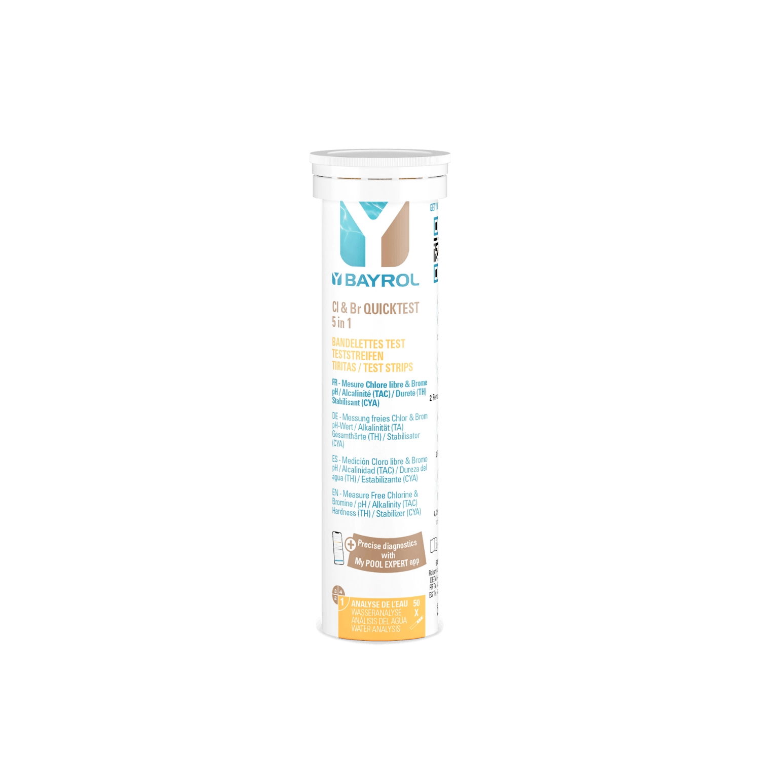 Bayrol Quick-Test, pour le chlore et le pH