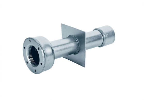 Traversée de mur V4A acier inoxydable longue pour bassins en béton et en liner