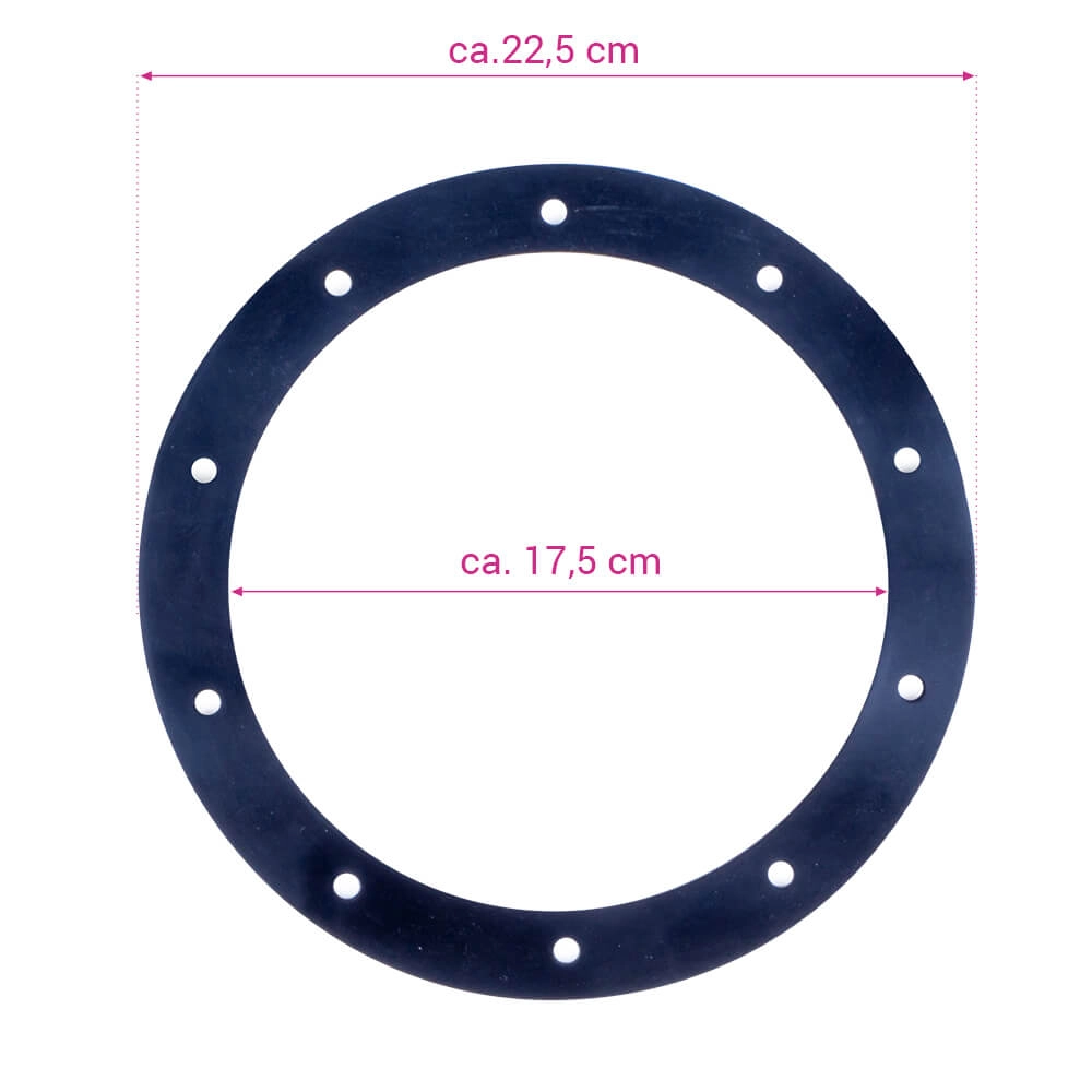 Jeu de brides pour siphon de sol (4402021003), vis et joints inclus