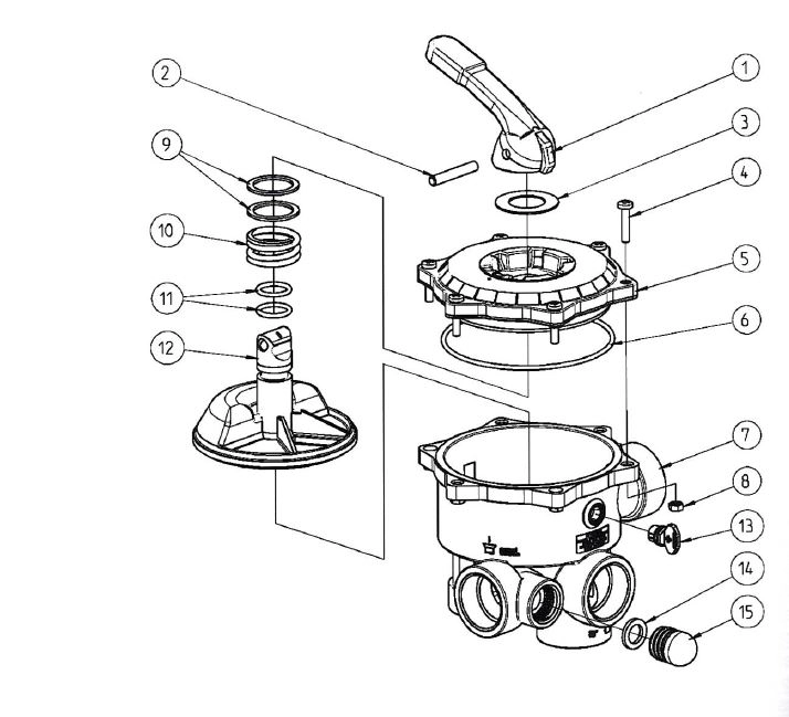 Kit de joints Praher V6 ND 2" SM/TM