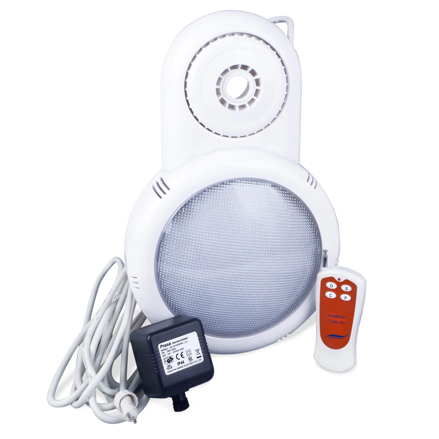 Projecteur suspendu SEAMAID, LED, RGB, 12 V, sur buse d'entrée