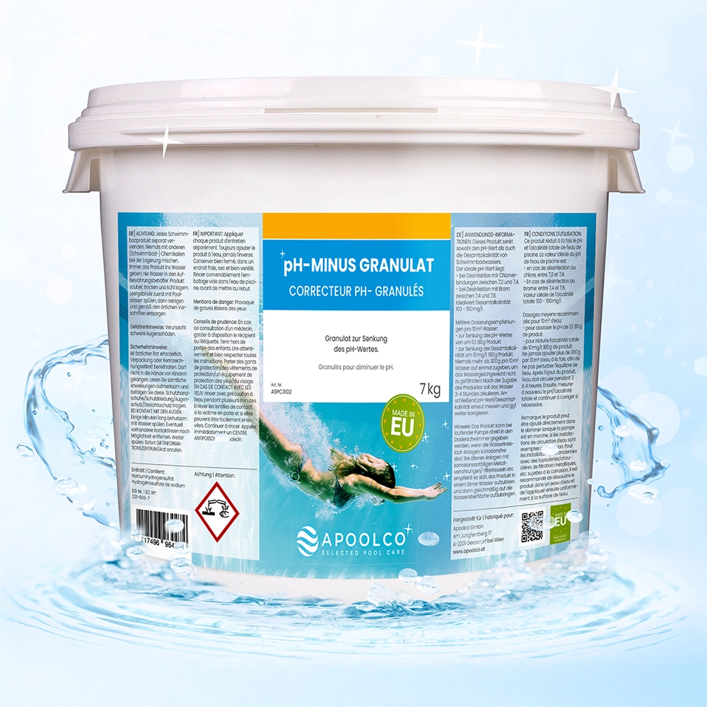 Correcteur de pH Moins 7 kg, granulés