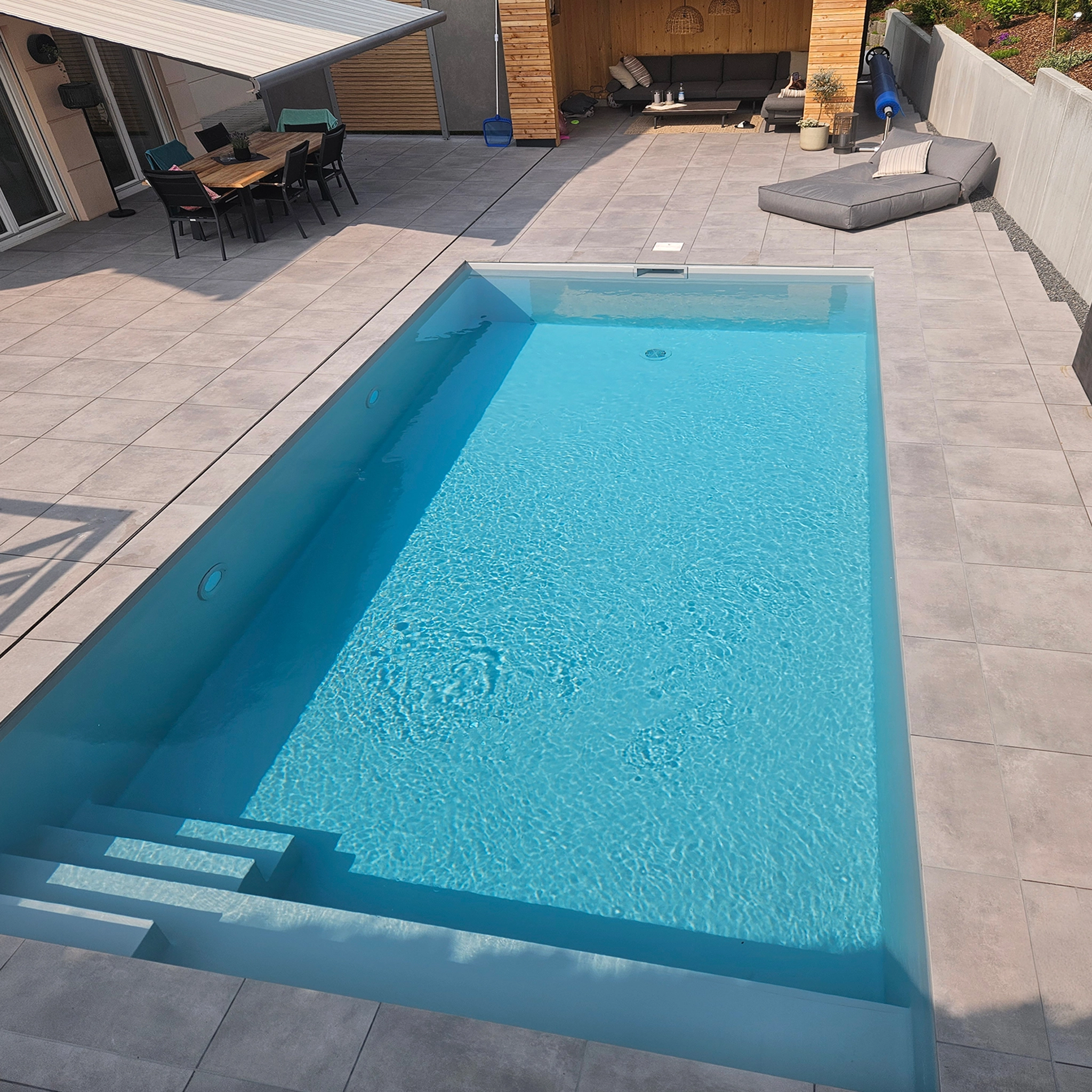 Projet de piscine Apoolco de la famille F., Hutthurm