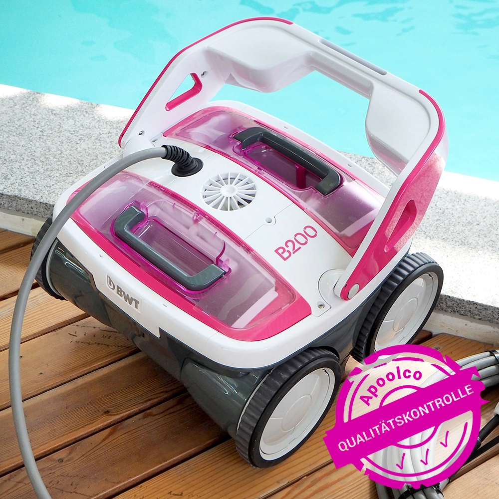 SALE : Robot de piscine BWT B200 pour le nettoyage des parois et du fond des petites piscines (rondes)