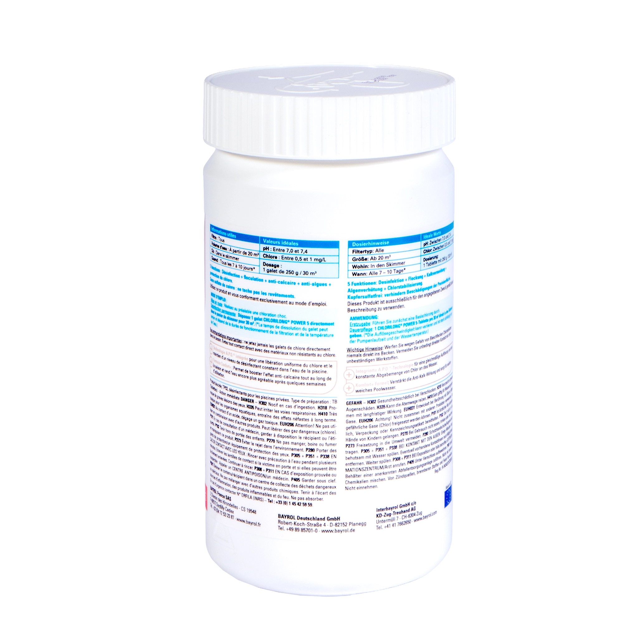 Bayrol Chlorilong POWER5 comprimés 1,25 kg