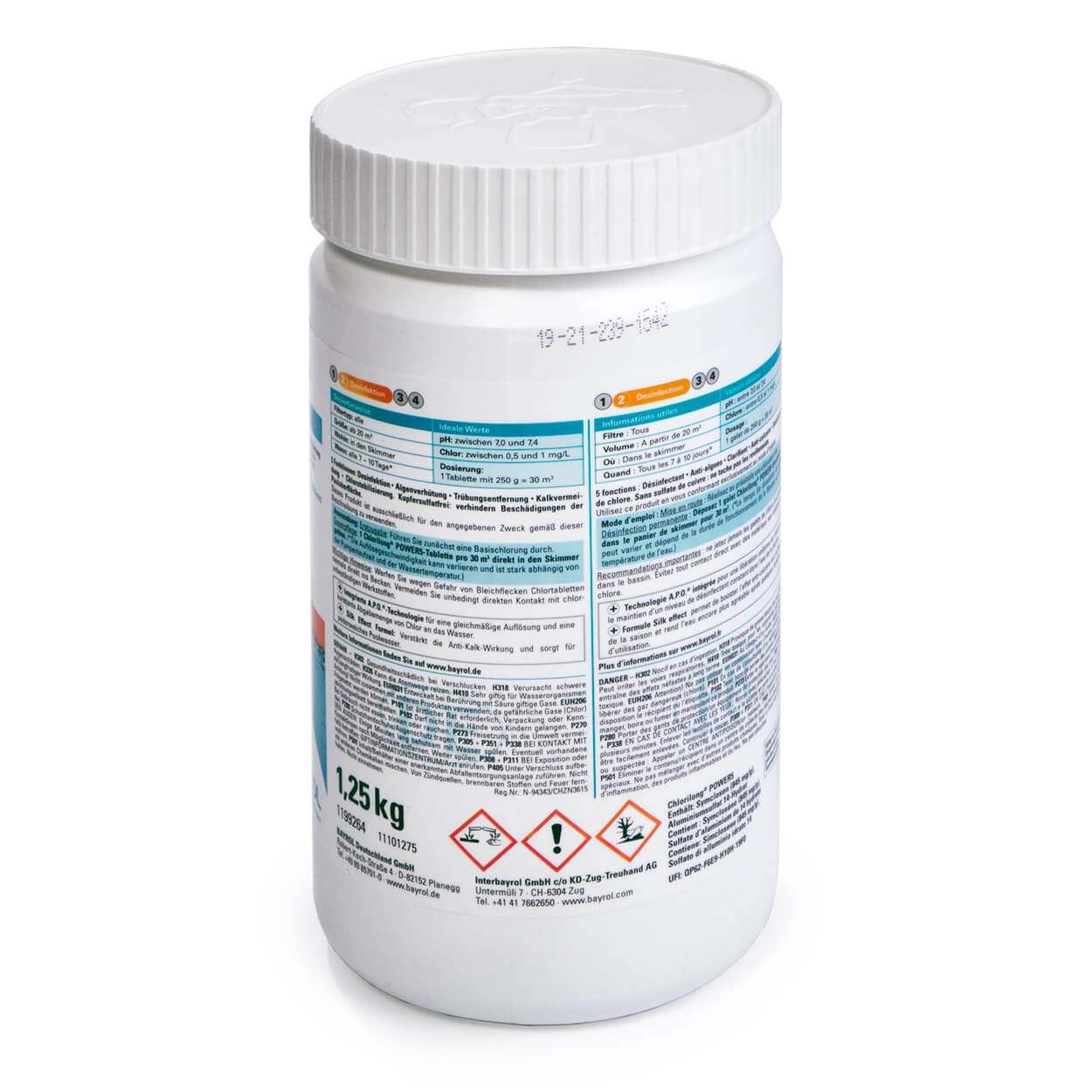 Bayrol Chlorilong POWER5 comprimés 1,25 kg