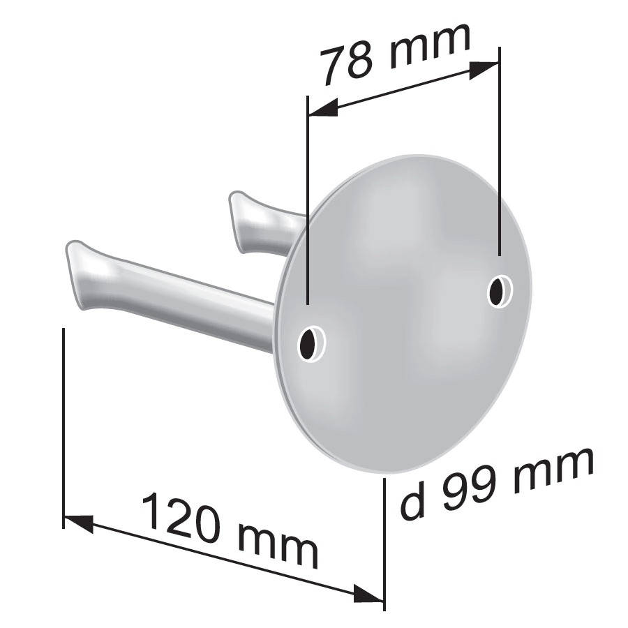 Contre-bride pour conducteur en acier inoxydable divisé Schéma
