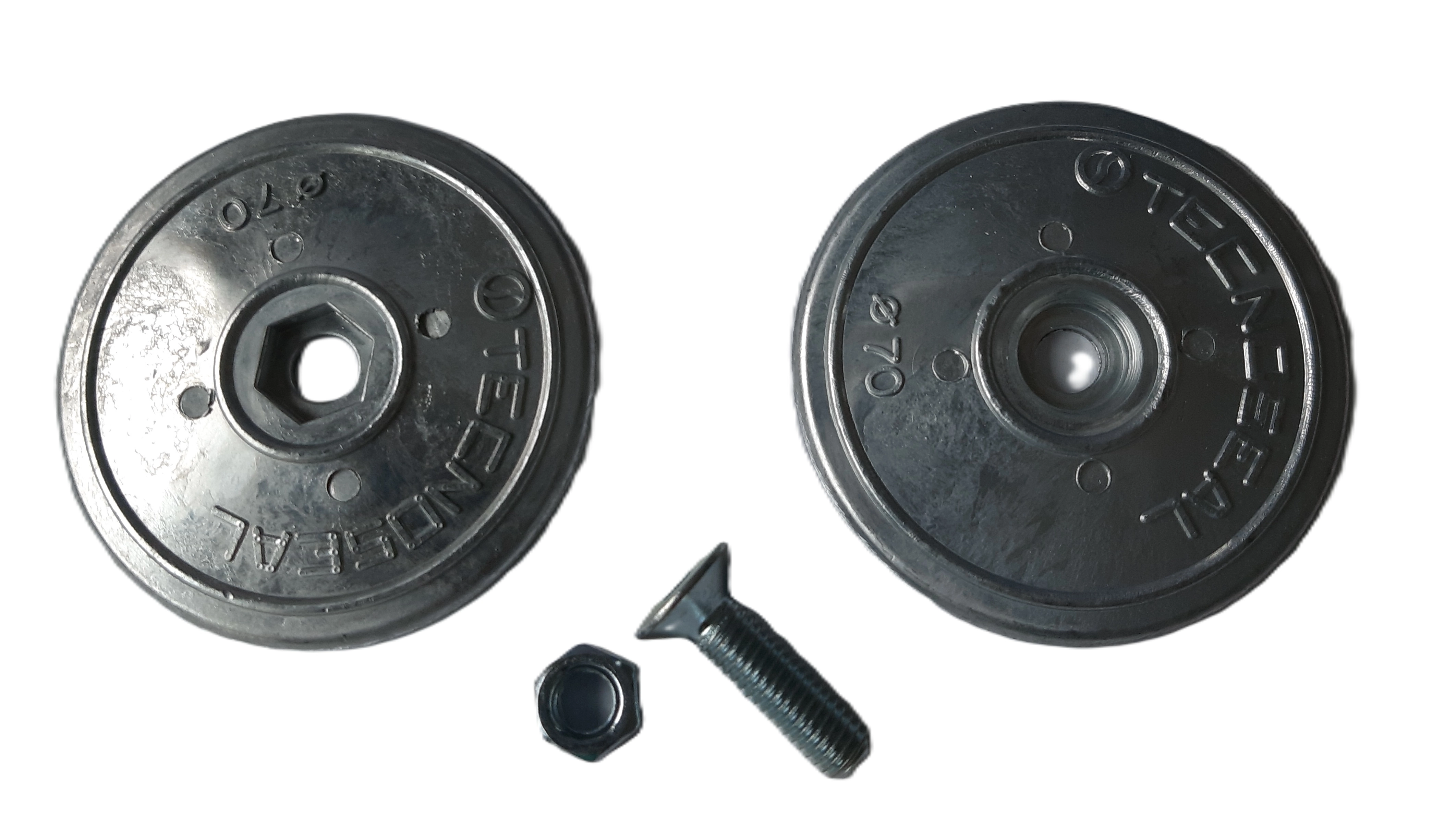 Plaque de zinc pour conducteurs en acier inoxydable - anode sacrificielle contre la corrosion