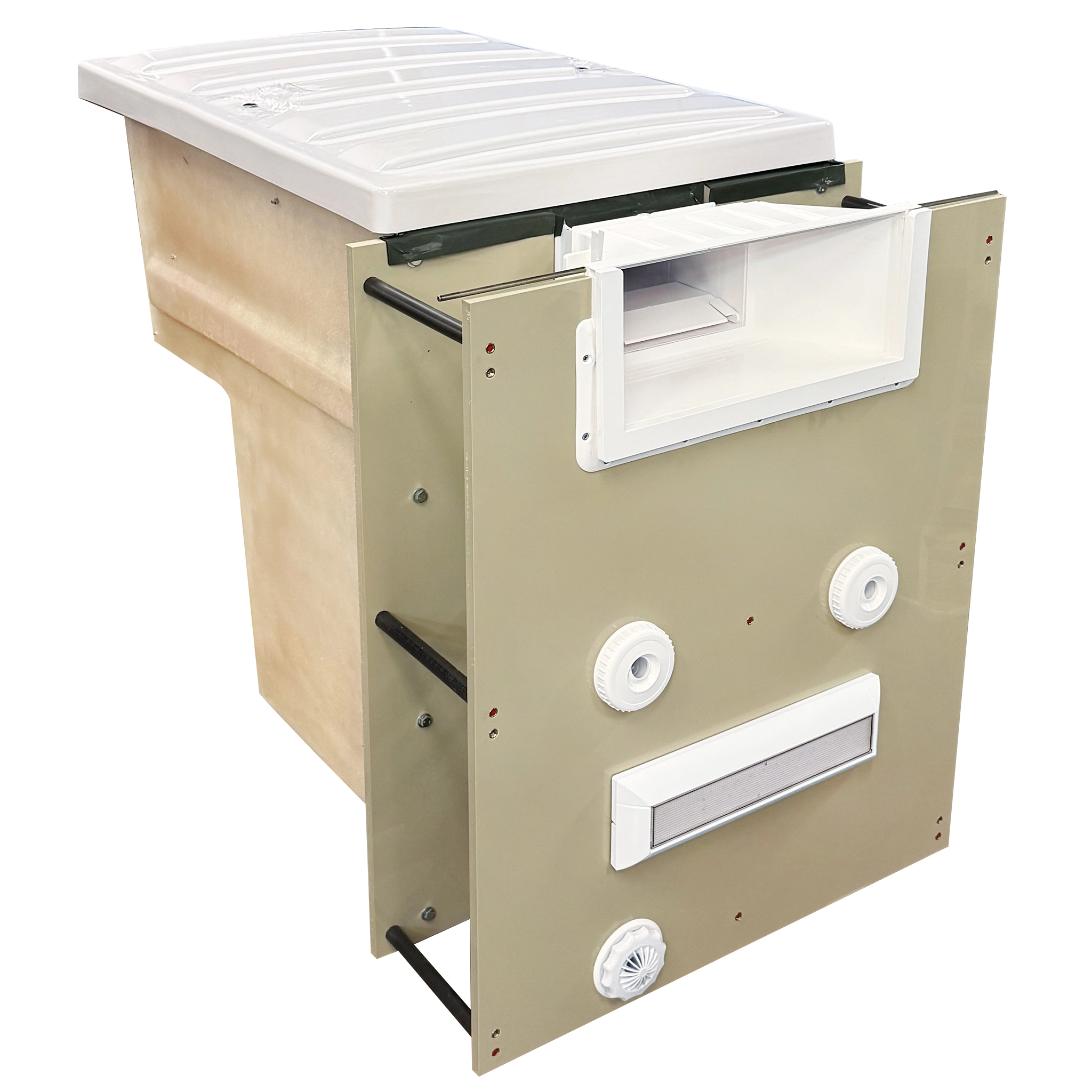 Mur filtrant Thermostone FWH14 avec skimmer miroir