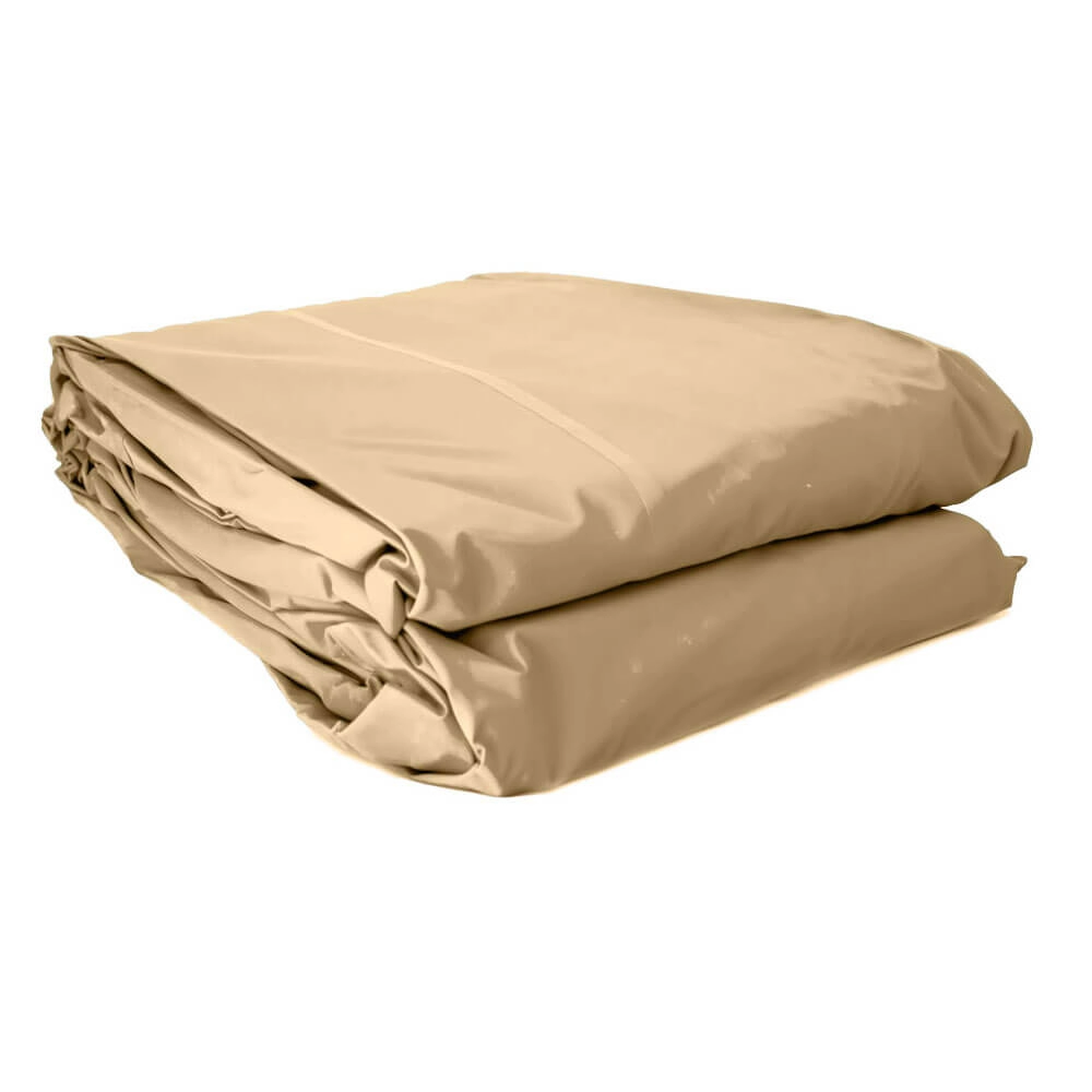 Bâche de piscine pour piscine en polystyrène 400 x 200 x 120 cm marches sur toute la largeur